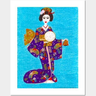 Geisha Doll Posters and Art